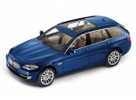 Модель автомобиля BMW 5 Series Touring (F11), Deep-sea blue, Scale 1:18