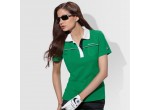 Женская рубашка поло BMW Ladies’ Functional Polo Shirt Golfsport Green