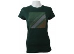 Женская футболка Caterham 2013 T-shirt Women - Silver stud Caterham F1 Team logo - Green