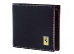 Кожаный кошелек Ferrari Leather wallet with 8 pockets Black