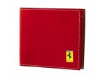 Мужской кожаный кошелек Ferrari Men’s Leather Italian style wallet Red