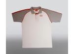 Футболка поло Kia Polo Shirt White, Red And Grey