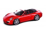 Модель автомобиля Porsche 991 Carrera Cabriolet, Red, 2012