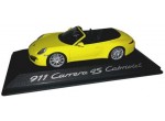 Модель автомобиля Porsche 911 Carrera 4S Cabriolet Yellow 2014