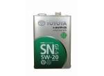 Моторное масло TOYOTA Motor Oil SN SAE 5W-20 (4л)
