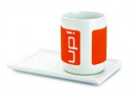 Чашка с блюдцем Volkswagen UP Cup and Saucer, White