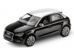 Модель Audi A1 Sportback, Phantom black, Scale 1 43