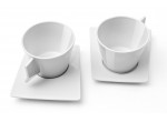 Кофейная пара Skoda Cappuccino set 2 pieces, White