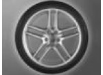 Light alloy wheel, 8J x 19 , Calera