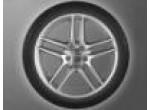 Light alloy wheel, 7,5 J x 17, Calera